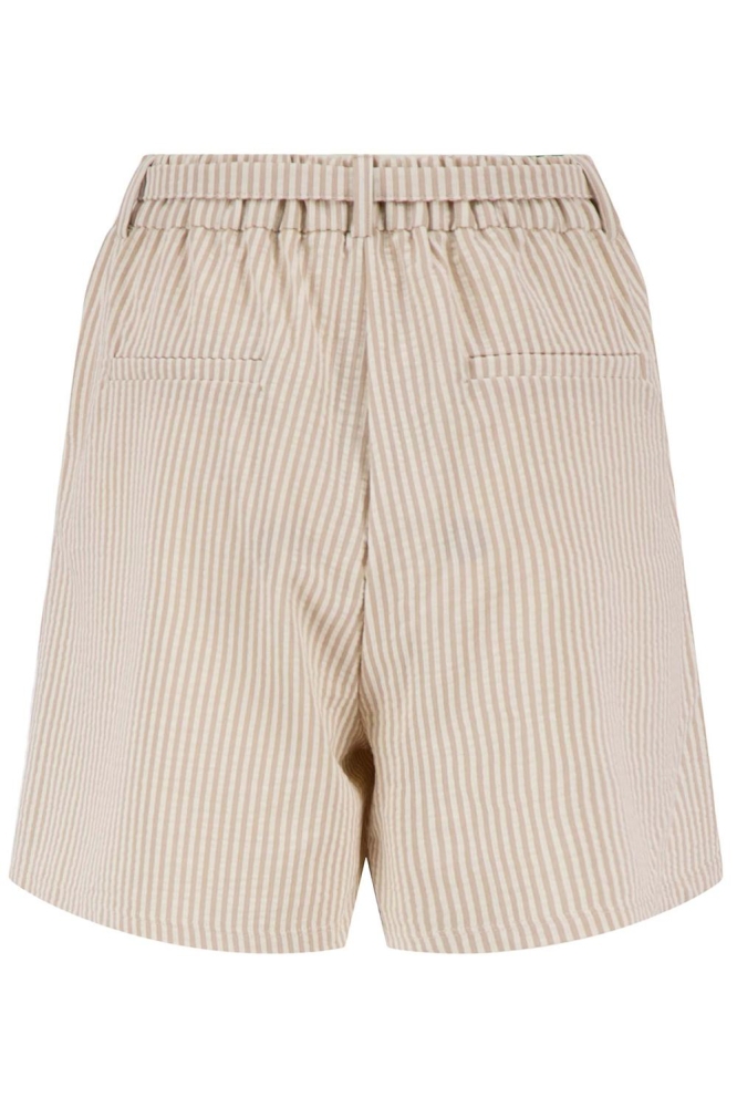 STREEP STRUCTUUR SHORT 0303 065 SAHARA/WIT